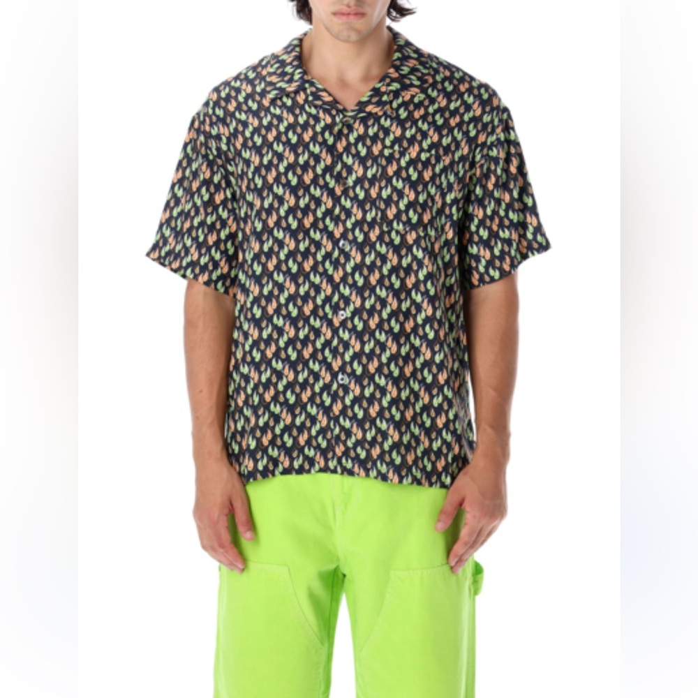 STUSSY
Paisley Tears Short-sleeve Shirt In 
Size L